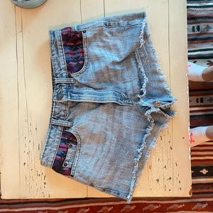 BDG urban outfitter high waisted cheeky jean shorts